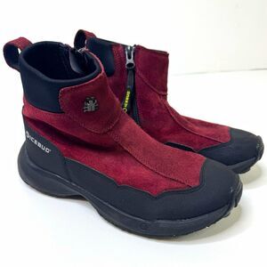 Icebug METRO2 W BUGrip Zip Ankle Bootie Suede Burgundy/Black US 7.5